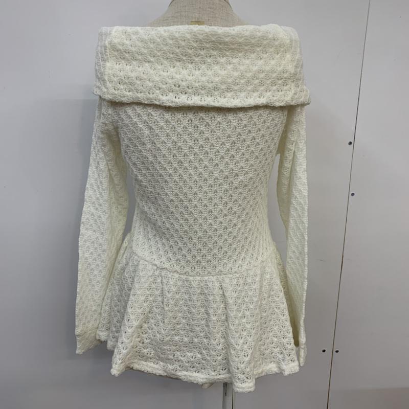 イング INGNI カットソー 長袖 M 無地 白 / ホワイト /  レディース USED 古着 中古 10042723