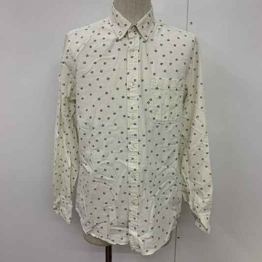 トップマン TOPMAN シャツ、ブラウス 長袖 カジュアルシャツ M  白 / ホワイト /  メンズ USED 古着 中古 10042742