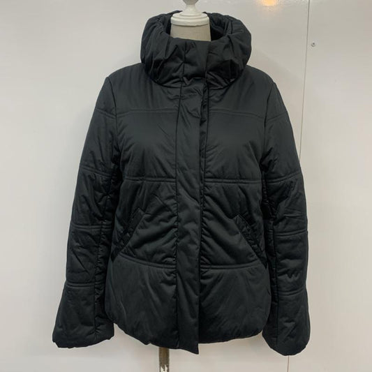 コーエン coen コート コート一般 中綿ポリエステルコート M 無地 黒 / ブラック /  レディース USED 古着 中古 10042767