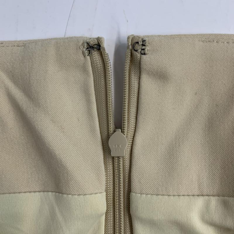 ローリーズファーム LOWRYS FARM スカート ミニスカート 台形スカート M 無地 ベージュ / ベージュ /  レディース USED 古着 中古 10042791