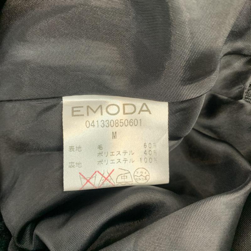 エモダ EMODA スカート ミニスカート ゴアードスカート M 無地 黒 / ブラック /  レディース USED 古着 中古 10042794
