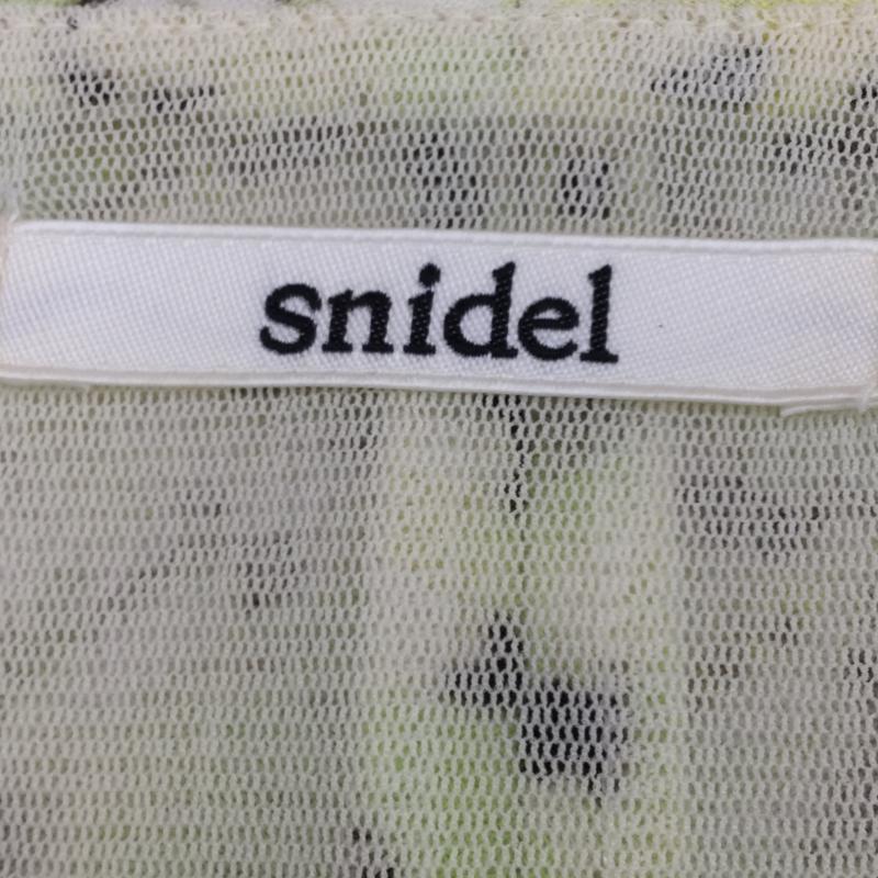 スナイデル SNIDEL ワンピース ミニスカート 1 総柄 薄緑 / ライトグリーン /  レディース USED 古着 中古 10042814