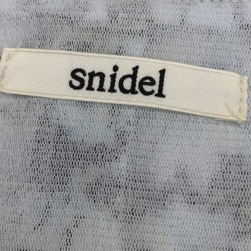 スナイデル SNIDEL ワンピース ミニスカート 0 総柄 水色 / ライトブルー /  レディース USED 古着 中古 10042815