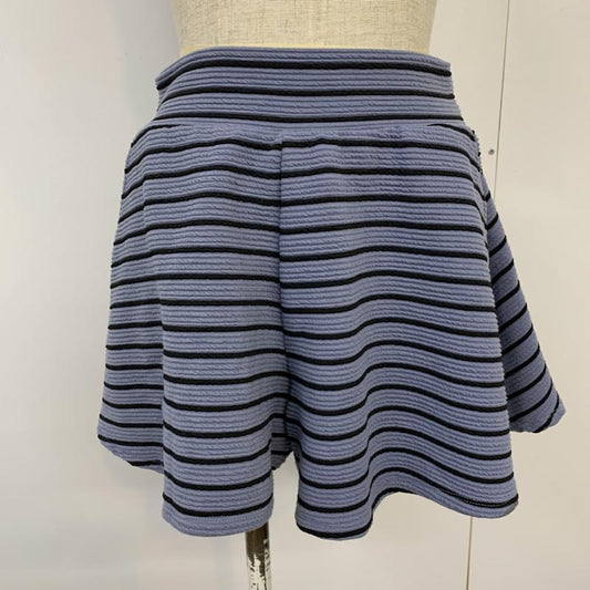 オリーブデオリーブ OLIVE des OLIVE パンツ ショートパンツ ボーダー ボーダー柄 水色 / ライトブルー /  レディース USED 古着 中古 10042841