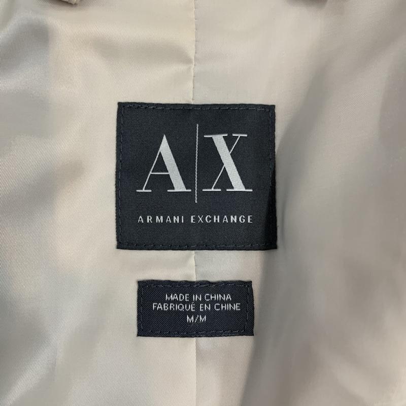 アルマーニエクスチェンジ A/X ARMANIEXCHANGE コート トレンチコート M 無地 ベージュ / ベージュ /  レディース USED 古着 中古 10042885