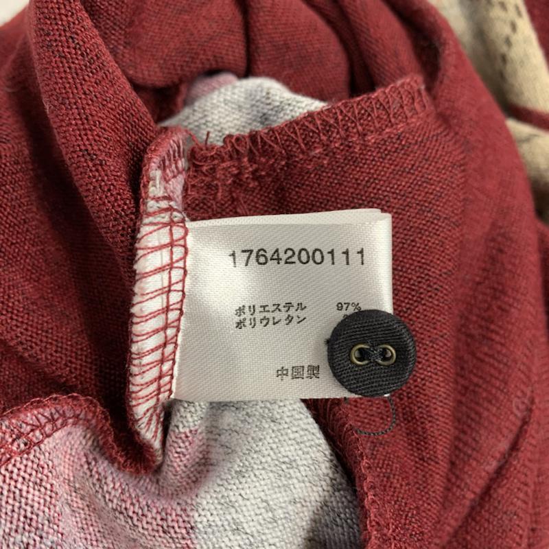 オリーブデオリーブ OLIVE des OLIVE カーディガン 長袖 アーガイル アーガイル柄 えんじ / ワインレッド /  レディース USED 古着 中古 10042951