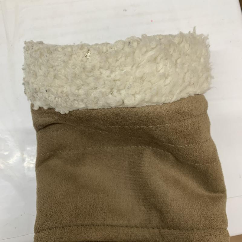 ナチュラルビューティーベーシック NATURAL BEAUTY BASIC コート コート一般 フェイクムートンコート L 無地 白 / ホワイト / X 茶 / ブラウン /  レディース USED 古着 中古 10042964
