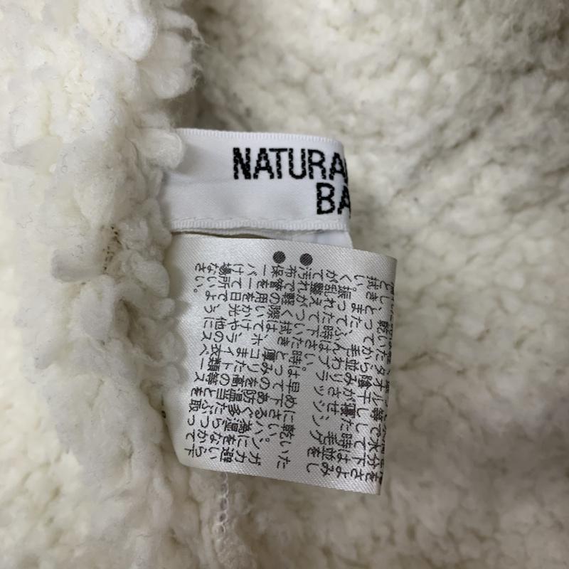ナチュラルビューティーベーシック NATURAL BEAUTY BASIC コート コート一般 フェイクムートンコート L 無地 白 / ホワイト / X 茶 / ブラウン /  レディース USED 古着 中古 10042964