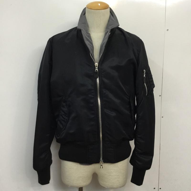 ユニフォームエクスペリメント uniform experiment ジャケット、上着 ジャンパー、ブルゾン MA-1 ミリタリー リバーシブル 1 無地 黒 / ブラック / X 灰 / グレー /  メンズ USED 古着 中古 10042984