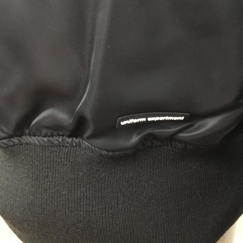 ユニフォームエクスペリメント uniform experiment ジャケット、上着 ジャンパー、ブルゾン MA-1 ミリタリー リバーシブル 1 無地 黒 / ブラック / X 灰 / グレー /  メンズ USED 古着 中古 10042984