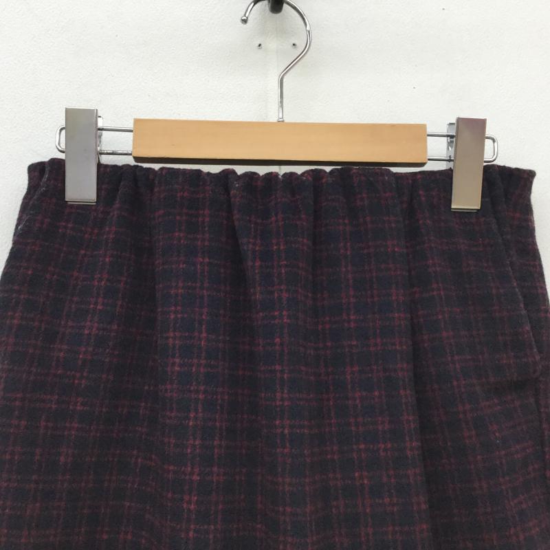 チャオパニック CIAOPANIC スカート ミニスカート FREE チェック 赤 / レッド / X 紺 / ネイビー /  レディース USED 古着 中古 10043030