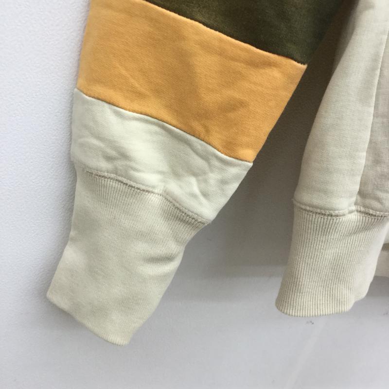 ディーゼル DIESEL カーディガン 長袖 フード付きカーディガン S  橙 / オレンジ / X アイボリー / アイボリー /  メンズ USED 古着 中古 10043232