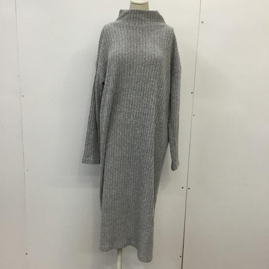 ローリーズファーム LOWRYS FARM ワンピース ロングスカート M 無地 灰 / グレー /  レディース USED 古着 中古 10043269