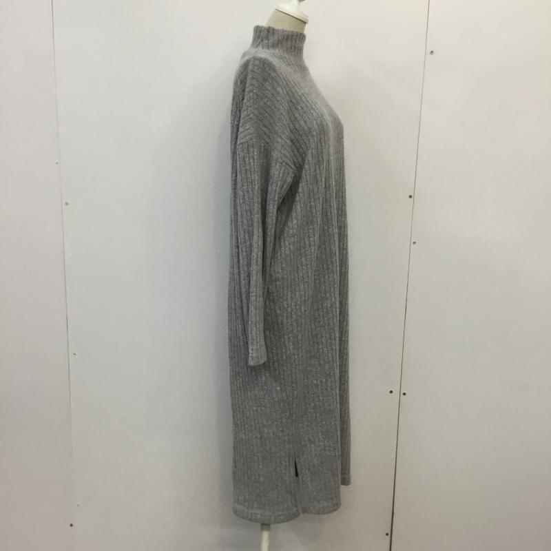 ローリーズファーム LOWRYS FARM ワンピース ロングスカート M 無地 灰 / グレー /  レディース USED 古着 中古 10043269