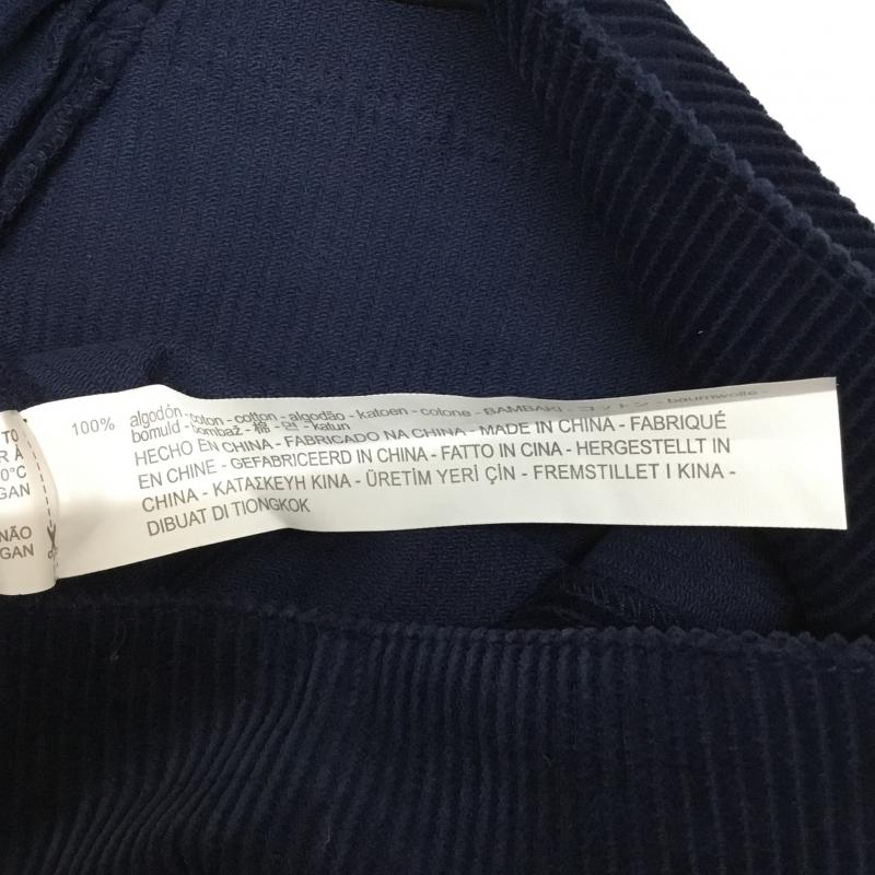 ザラベーシック ZARA BASIC スカート ミニスカート コーデュロイ M 無地 紺 / ネイビー / navy レディース USED 古着 中古 10043343