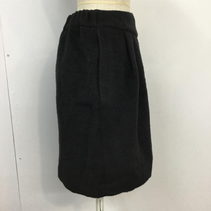 ニコアンド niko and... スカート ミニスカート 無地 黒 / ブラック /  レディース USED 古着 中古 10043355