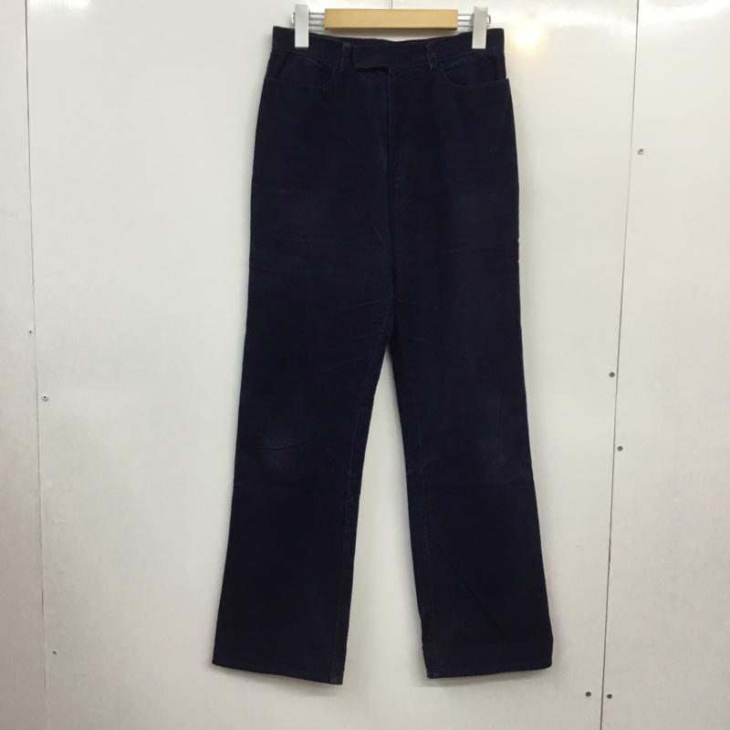 シップス SHIPS パンツ ワークパンツ、ペインターパンツ コーデュロイ フルレングス 無地 紺 / ネイビー /  メンズ USED 古着 中古 10043522