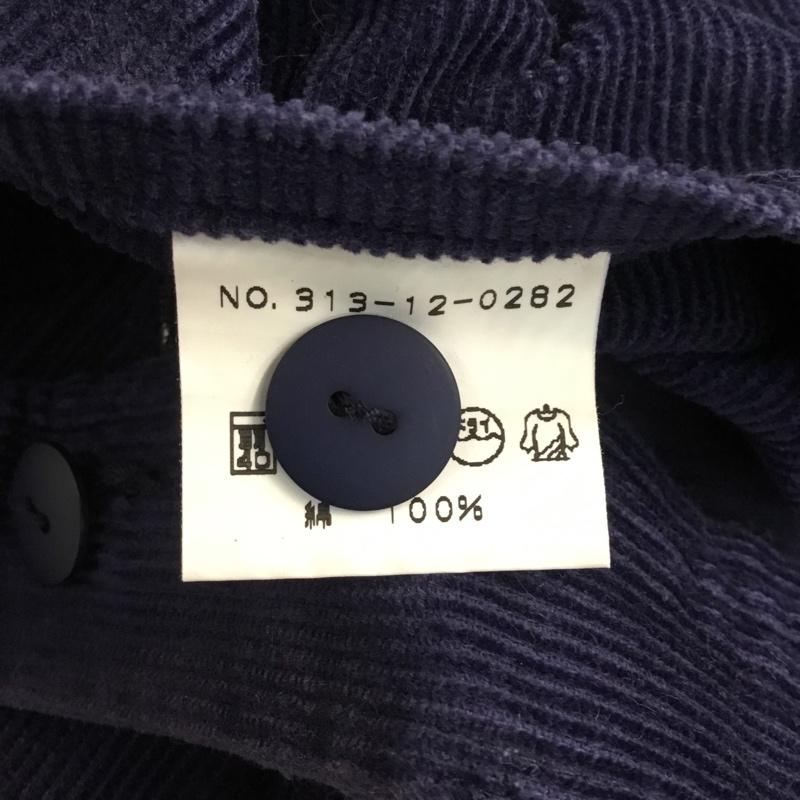 シップス SHIPS パンツ ワークパンツ、ペインターパンツ コーデュロイ フルレングス 無地 紺 / ネイビー /  メンズ USED 古着 中古 10043522