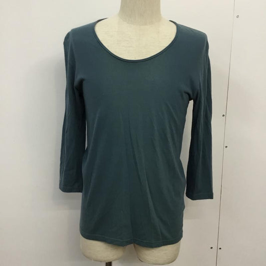 ナノユニバース nano・universe Tシャツ 長袖 L 無地 薄緑 / ライトグリーン /  メンズ USED 古着 中古 10043732