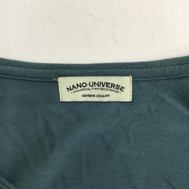 ナノユニバース nano・universe Tシャツ 長袖 L 無地 薄緑 / ライトグリーン /  メンズ USED 古着 中古 10043732