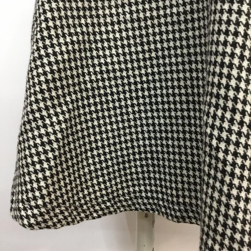 アンドバイピンキーアンドダイアン &BYPINKY&DAINNE スカート ミニスカート 36 千鳥格子 白 / ホワイト / X 黒 / ブラック /  レディース USED 古着 中古 10044039