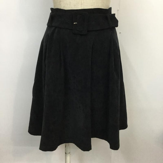 ワンウェイ one way スカート ミニスカート M 無地 黒 / ブラック /  レディース USED 古着 中古 10044043