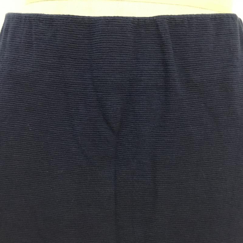 マカフィー MACPHEE スカート ミニスカート 38 無地 紺 / ネイビー /  レディース USED 古着 中古 10044143