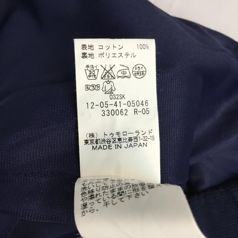 マカフィー MACPHEE スカート ミニスカート 38 無地 紺 / ネイビー /  レディース USED 古着 中古 10044143
