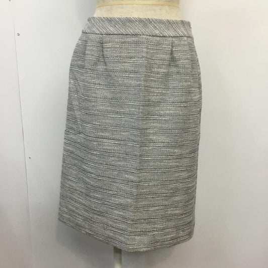 エル ELLE スカート ミニスカート 38 無地 白 / ホワイト / X 黒 / ブラック /  レディース USED 古着 中古 10044145