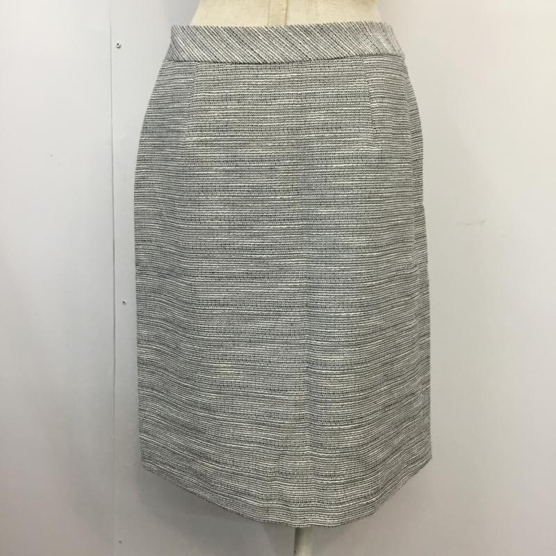 エル ELLE スカート ミニスカート 38 無地 白 / ホワイト / X 黒 / ブラック /  レディース USED 古着 中古 10044145