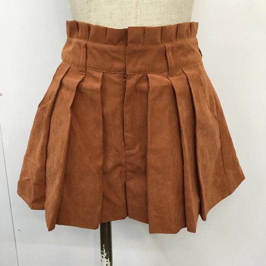ワンウェイ one way パンツ ショートパンツ S 無地 橙 / オレンジ /  レディース USED 古着 中古 10044157