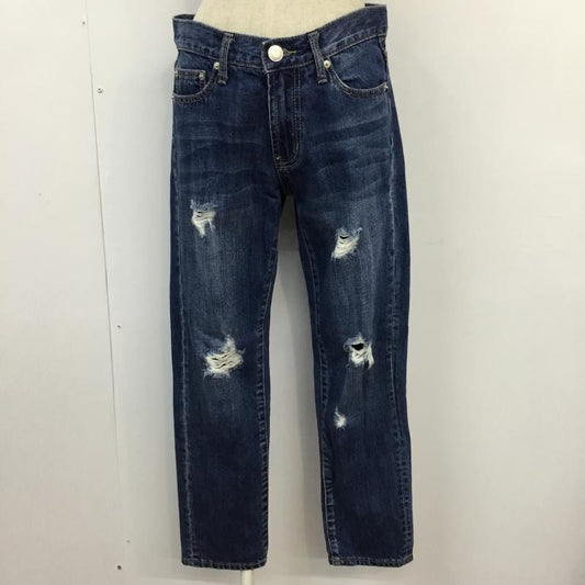 イング INGNI パンツ デニム、ジーンズ ダメージデニム M 無地 インディゴ / インディゴ /  レディース USED 古着 中古 10044160