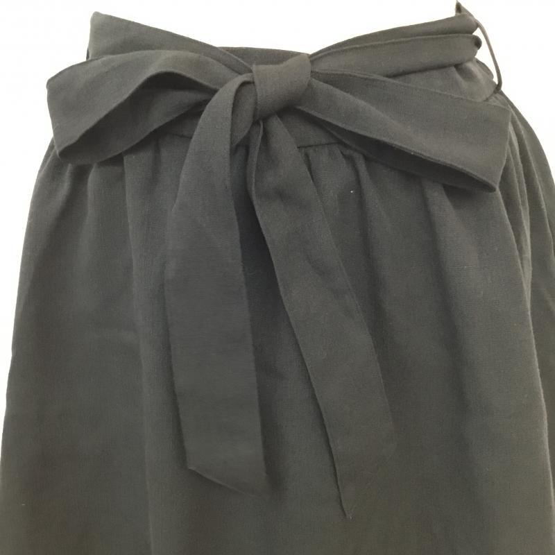 セシルマクビー CECIL McBEE スカート ミニスカート M 無地 黒 / ブラック /  レディース USED 古着 中古 10044385