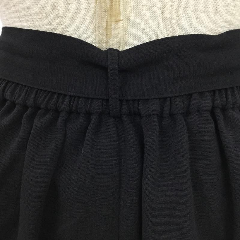 セシルマクビー CECIL McBEE スカート ミニスカート M 無地 黒 / ブラック /  レディース USED 古着 中古 10044385