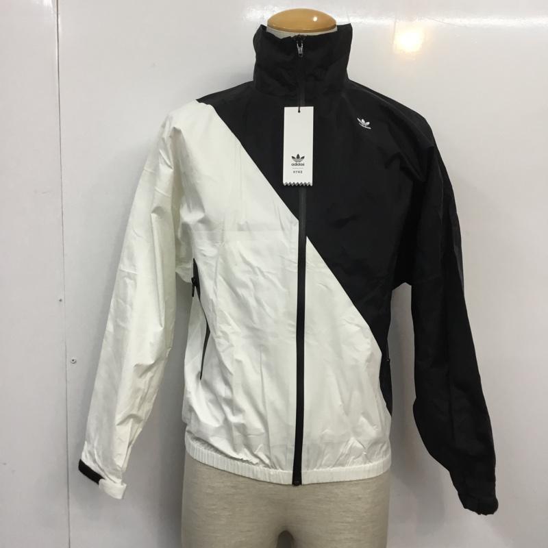 アディダス adidas ジャケット、上着 ジャンパー、ブルゾン AZ3161 ADIDAS ORIGINALS X HYKE LADIES 3L WINDBREAKER タグ付 XS ロゴ、文字 白 / ホワイト / X 黒 / ブラック /  メンズ USED 古着 中古 10044433
