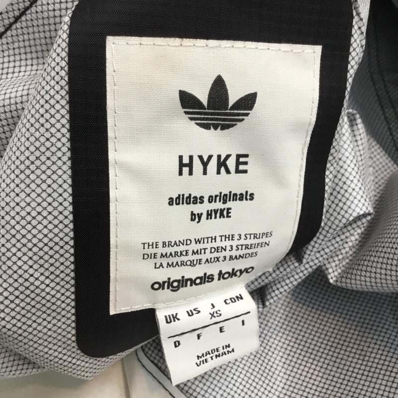 アディダス adidas ジャケット、上着 ジャンパー、ブルゾン AZ3161 ADIDAS ORIGINALS X HYKE LADIES 3L WINDBREAKER タグ付 XS ロゴ、文字 白 / ホワイト / X 黒 / ブラック /  メンズ USED 古着 中古 10044433