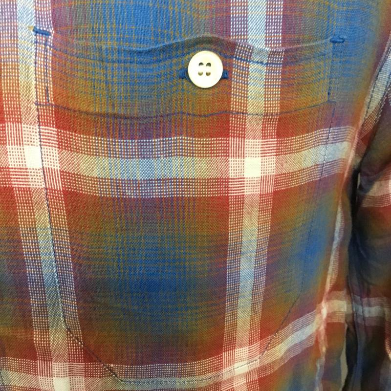 ヘッドポータープラス HEAD PORTER PLUS シャツ、ブラウス 長袖 チェックシャツ ボタンダウンシャツ M チェック マルチカラー / マルチカラー /  メンズ USED 古着 中古 10044839