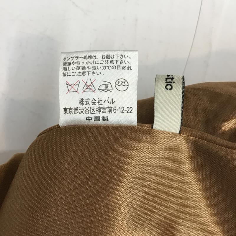 ミスティック mystic スカート ミニスカート 2 無地 茶 / ブラウン /  レディース USED 古着 中古 10044898
