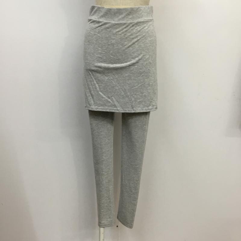 ローリーズファーム LOWRYS FARM ボトムス ボトムス スカート スパッツ FREE 無地 灰 / グレー /  レディース USED 古着 中古 10044921