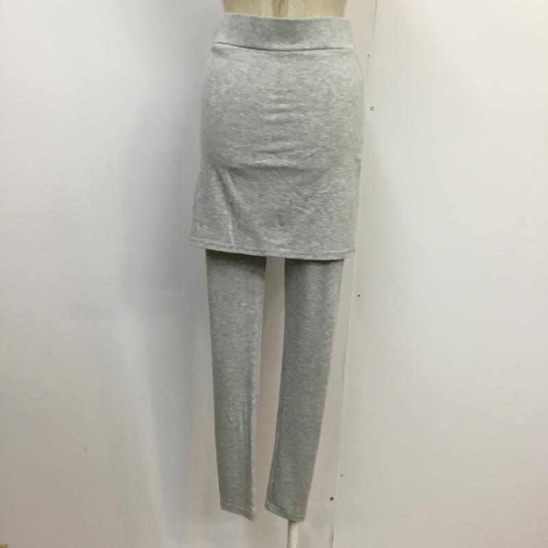 ローリーズファーム LOWRYS FARM ボトムス ボトムス スカート スパッツ FREE 無地 灰 / グレー /  レディース USED 古着 中古 10044921
