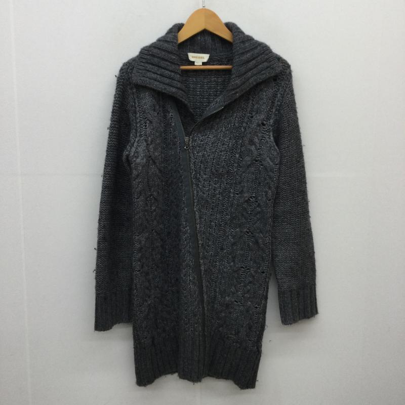 ディーゼル DIESEL カーディガン 長袖 S  灰 / グレー /  レディース USED 古着 中古 10044929