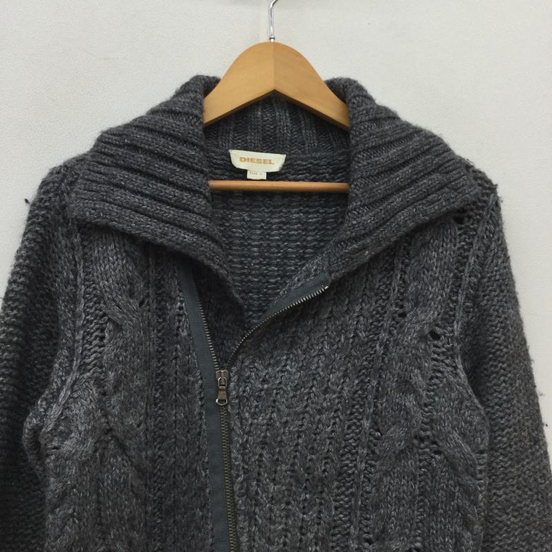 ディーゼル DIESEL カーディガン 長袖 S  灰 / グレー /  レディース USED 古着 中古 10044929
