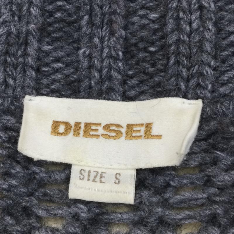 ディーゼル DIESEL カーディガン 長袖 S  灰 / グレー /  レディース USED 古着 中古 10044929