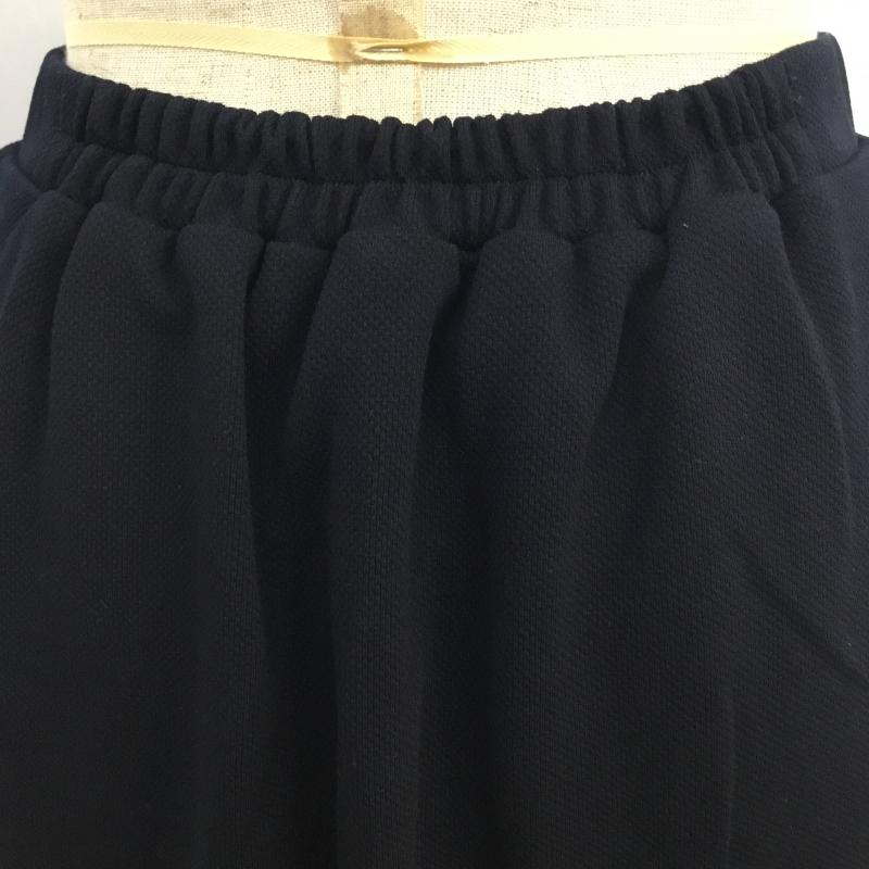 インデックス index スカート ひざ丈スカート M 無地 紺 / ネイビー /  レディース USED 古着 中古 10044930