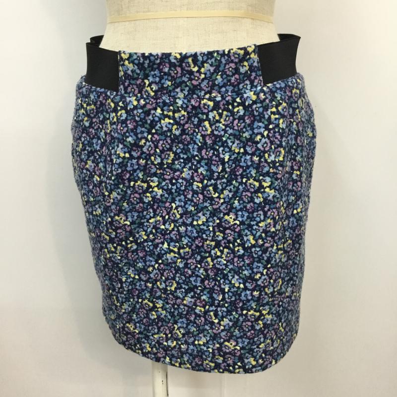 ローリーズファーム LOWRYS FARM スカート ミニスカート FREE 総柄 X 花柄 マルチカラー / マルチカラー /  レディース USED 古着 中古 10044934