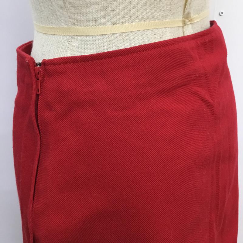 エックスガール X-girl スカート ミニスカート 2 無地 赤 / レッド /  レディース USED 古着 中古 10044943