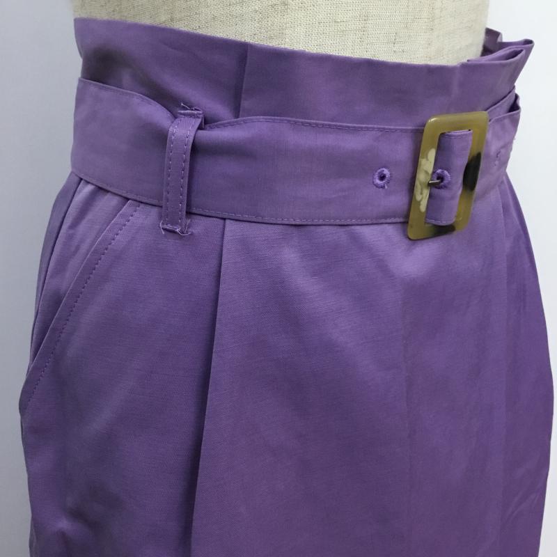 エージー AG スカート ひざ丈スカート S 無地 紫 / パープル /  レディース USED 古着 中古 10044965