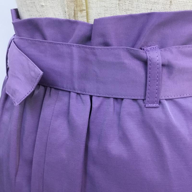エージー AG スカート ひざ丈スカート S 無地 紫 / パープル /  レディース USED 古着 中古 10044965