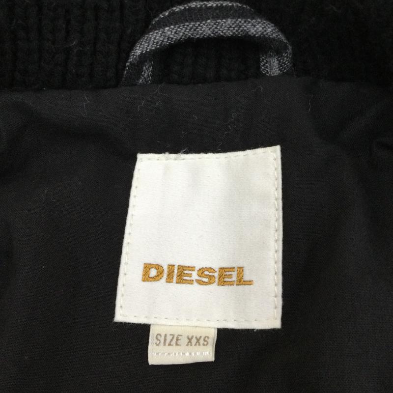 ディーゼル DIESEL ジャケット、上着 ジャンパー、ブルゾン XXS チェック 黒 / ブラック / X 灰 / グレー /  メンズ USED 古着 中古 10045178