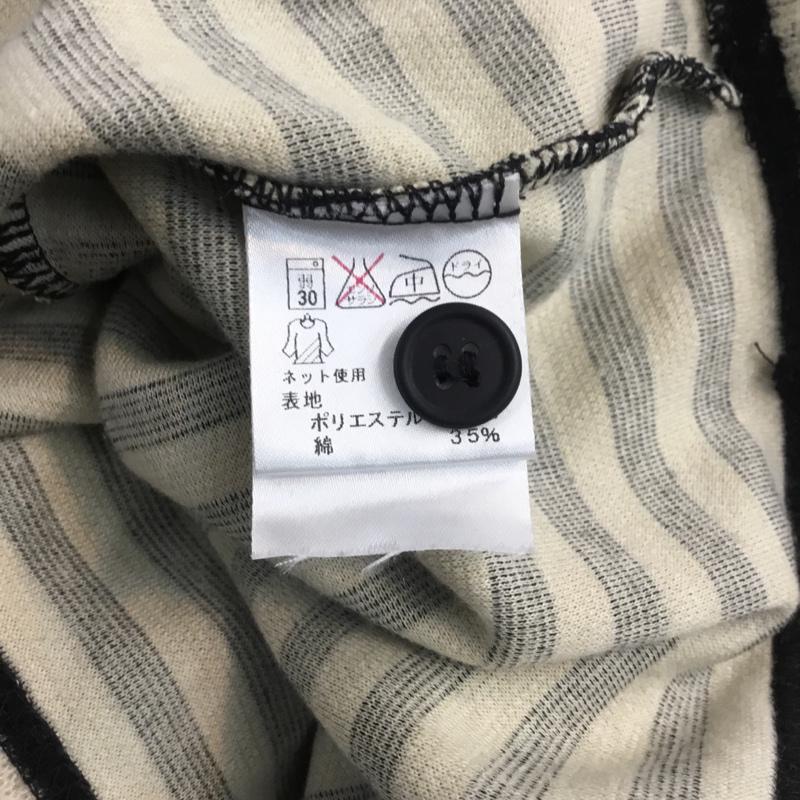 ロペピクニック ROPE' PICNIC カットソー 長袖 ボーダー 38 ボーダー柄 白 / ホワイト / X 黒 / ブラック /  レディース USED 古着 中古 10045228